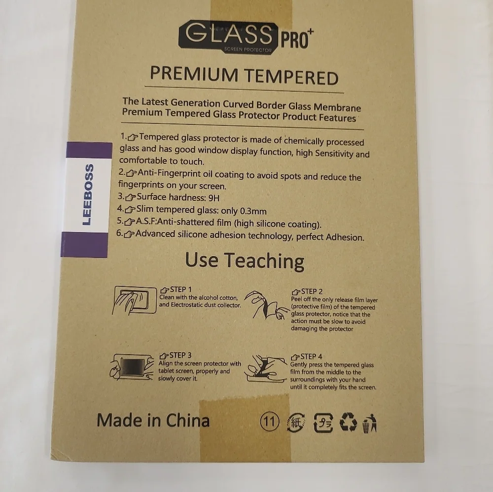 Lot of 6 Glass Screen Pro Premium Tempered Glass Device Screen Protectors 10.3